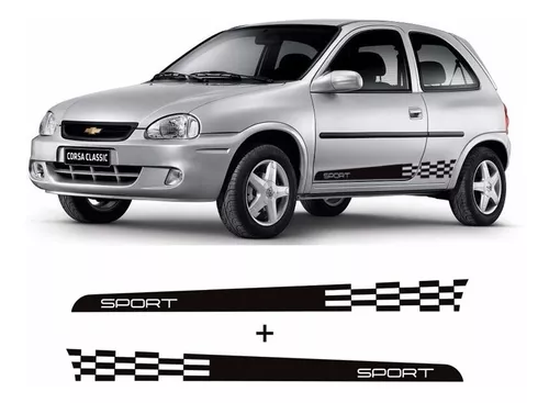 Adesivo Lateral Chevrolet Corsa Wind Sport Kit Gm