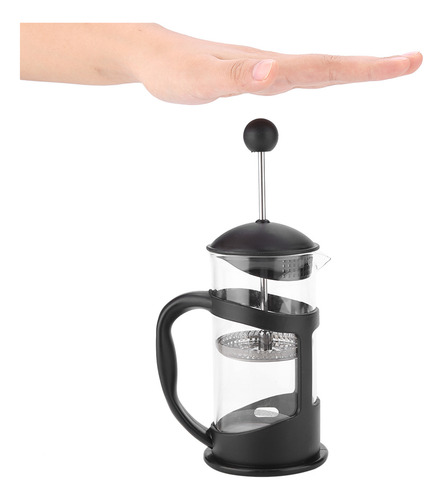 Cafetera Portátil De Vidrio De Acero Inoxidable