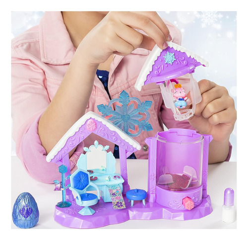 Hatchimals Collegtibles, Juego De Salón De Brillo Con 2 Excl