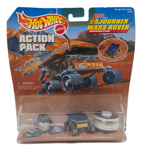 Hot Wheels Action Pack Sojourner Mars Rover 1997