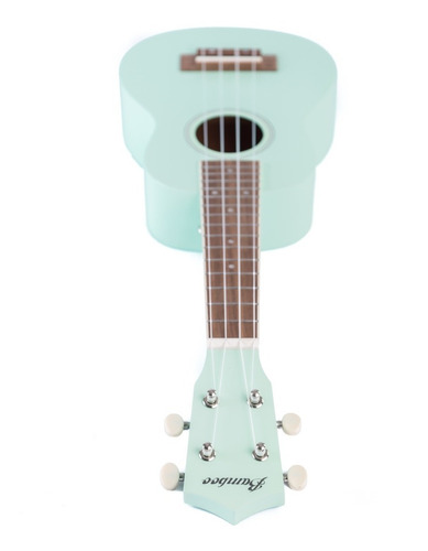 Ukelele Concierto Bamboo Bu-23 Lgn Verde Agua Con Funda