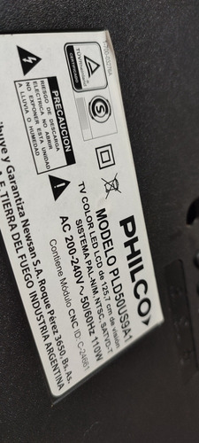 Reparación Tv Philco Pld50us9a1 Se Cambian Los Led Quemados (Usado)