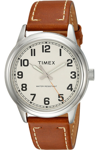 Reloj Timex Para Hombre Tw2r Con Correa De Cuero De Nueva In