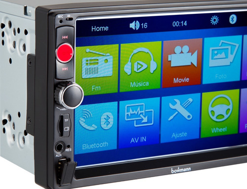 Radio Carro Pantalla Bluetooth Mirrorlink Usb Sd Bowmann