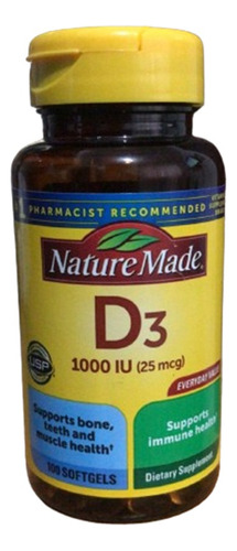 Vitamina D3 Nature Made