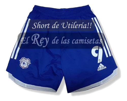 Short Del Cardiff City 100% Original Y De Utileria Tremendo!