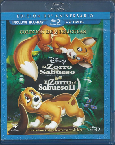 El Zorro Y El Sabueso 1 Y 2 Edic 30 Aniversario Bluray + Dvd