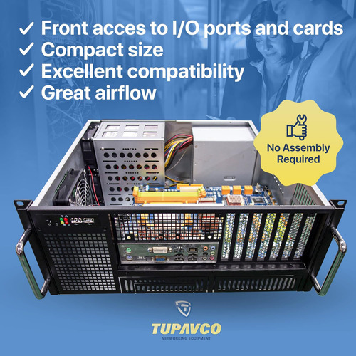 Chasis Del Servidor 4u - Acceso Frontal A Tarjetas Pci - Rac