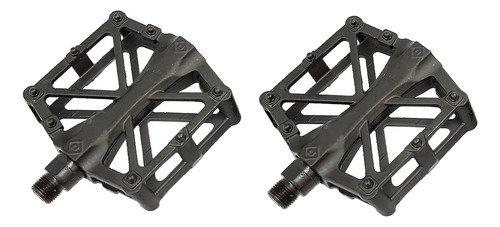 Imagen 1 de 9 de Pedales Bicicleta Bmx Mtb Polímero Eje Acero Reflector 9/16