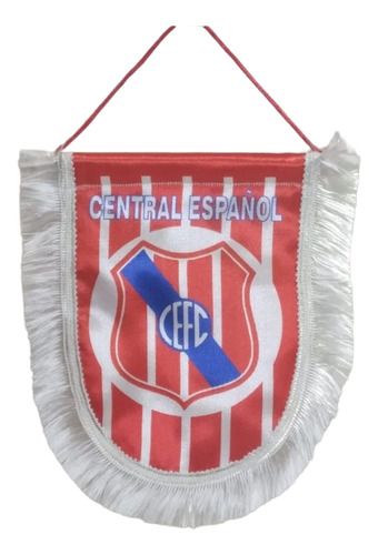 Banderín Central Español 26 X 19cm De Excelente Calidad 