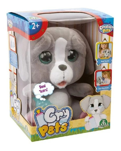 Imagem 3 de 3 de Pelúcia Cry Pets Cachorro Com Mamadeira Multikids - Br1500