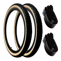 Comprar Par Pneu Paco Nomad Aro 29 X 2.10 Faixa Bege + Câmaras