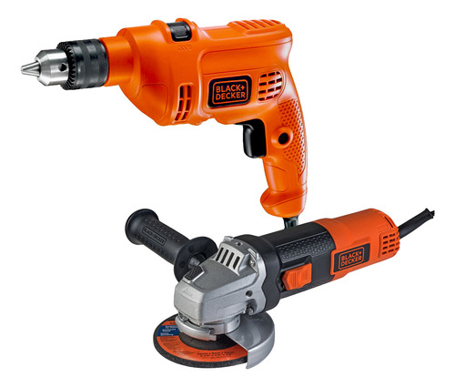 Combo Black + Decker Taladro + Amoladora Tm500 G720 Cuotfs