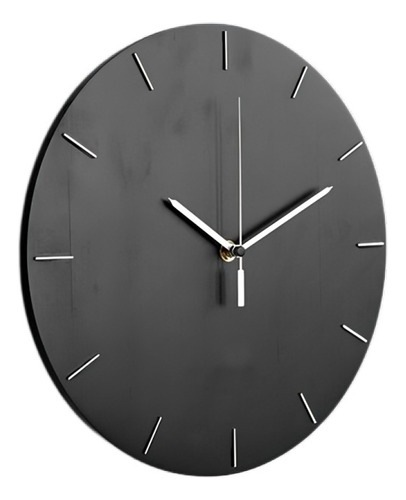 Reloj De Pared Industrial De Madera 30 Cm El Oval