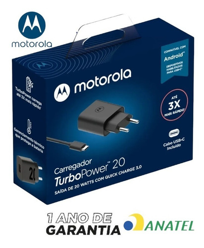 Connected Medicine To increase Carregador Motorola Moto G7 Play Turbo Power Tipo C Original | Frete grátis
