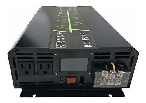Transformador De Corriente Krxny Dc A Ac De 3000 W Con Lcd