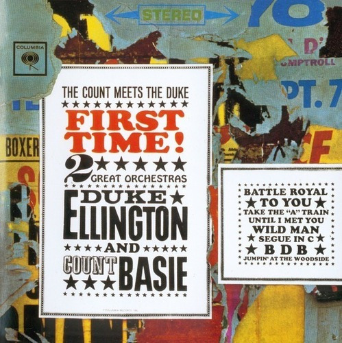 DUKE ELLINGTON  / COUNT BASIE -  First Time! the Count Meets the Duke - cd 2001