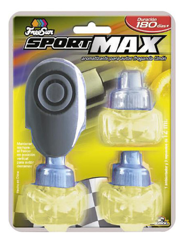 Aromatizante Air Perfum Sport Max Limon 180 Dias Silisur