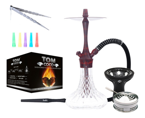 Shisha Alux380 Redwood Con Kaloud Y Servicios Premium (46cm)