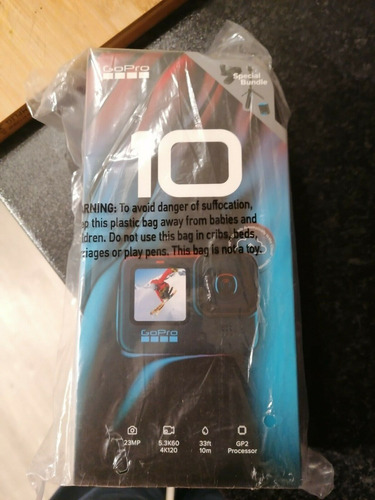 Imagen 2 de 4 de Gopro Hero 10 Black Action Camera 53k Video 230mp Sports Cam