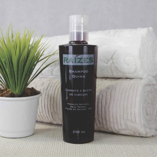 Shampoo Quina Antiqueda Feito Com Água Medicinal 250ml