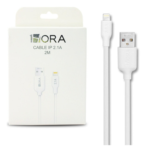 Cable Para iPhone 2mtros Carga Y Transferencia De Datos 2.1a