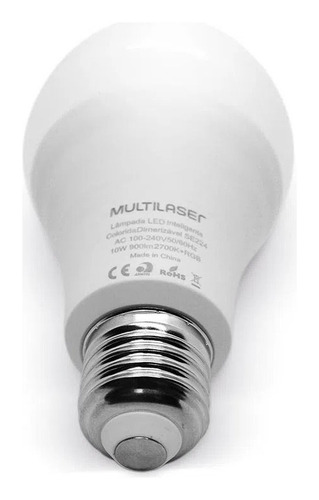 Smart Lâmpada Led Rgb Bulbo Inteligente Wifi 10w Aplicativo
