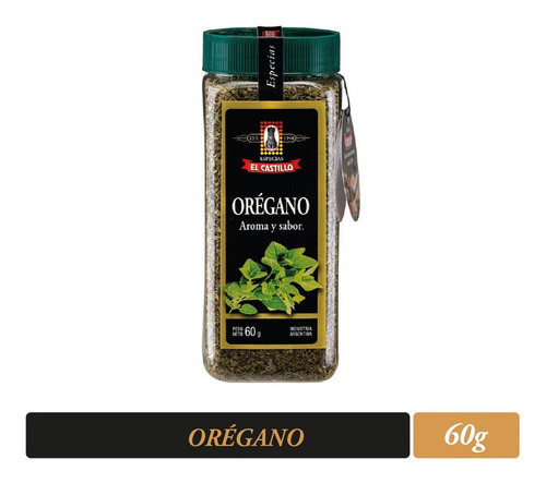 Oregano En Hojas El Castillo Bote - 60 Gr