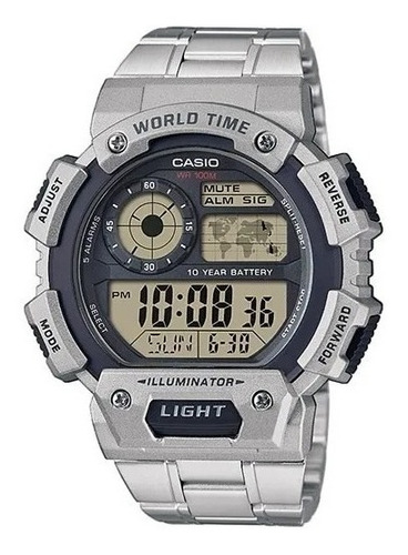 Reloj Casio Ae-1400whd Crono Wr 100m Agente Oficial Caba