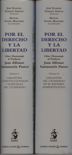 Por El Derecho Y La Libertad, 2 Tomos - Soriano García, ...