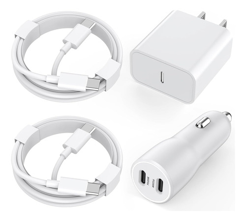 Certificado Mfi Cargador Rápido Para iPhone 15, Adaptador De