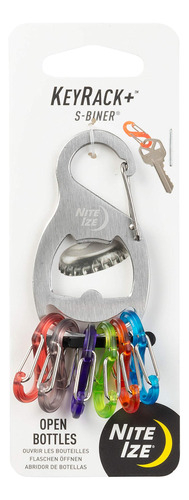 Nite Ize Keyrack, Llavero Con Mosquetón De Acero Inoxidable