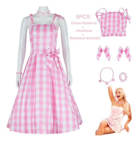 Disfraz Barbie Cosplay Vestido De Princesa Niñas/mujer Fiesta Halloween Envío Gratis