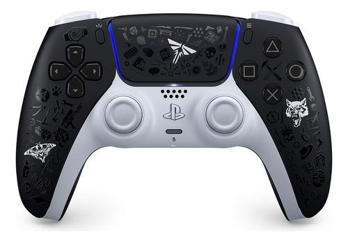 Controlador sem fio Dualsense The Last Of Us Ed Limited Ps5 cor branco/preto
