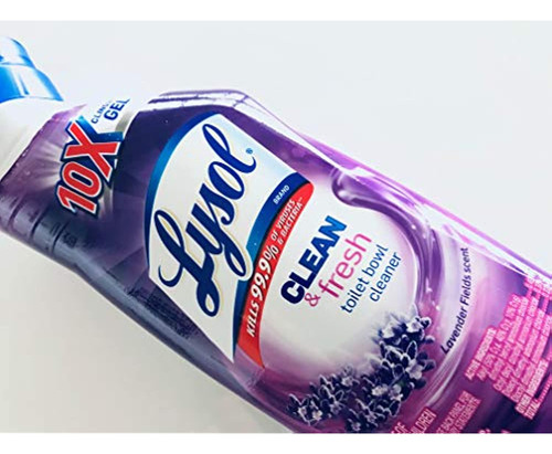 Limpiador Baños, Aroma Lavender Fields Scent Lysol Gel 236ml