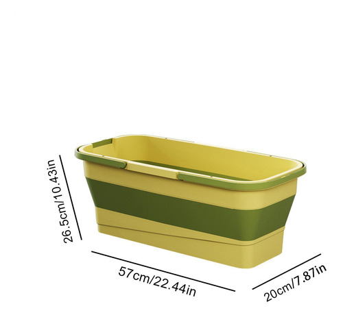 Cubo Plegable Cubo De Limpieza De Silicona Para Cubo De Freg