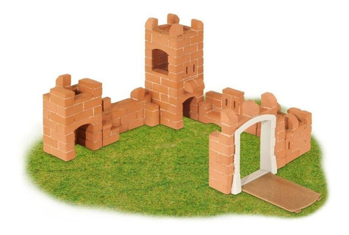 Brinquedo Educativo Construção Castelo -tijolinhos - 200 Pçs