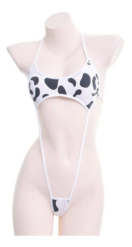 Imagen 2 de 5 de Sexy Lenceria De Blanco Y Negro Con Ropa Interior