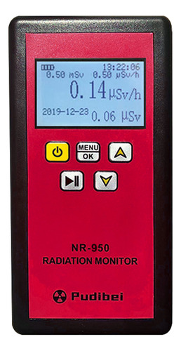 Detector De Radiación Portátil Geiger.x-r Nr-950 Lcd Counter