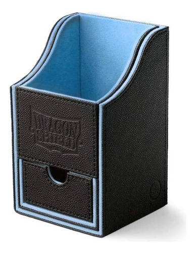 Dragon Shield: Nest Plus Deck Box  Negro Y Azul, Gran