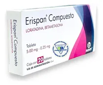Comprar Erispan Compuesto Loratadina, Betametasona C\u002F20 Tabs Maver