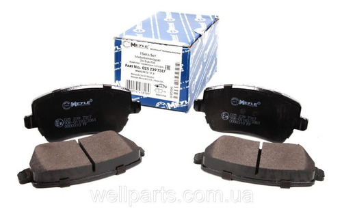 Imagen 1 de 2 de Jgo. Pastilla De Freno Delantero Renault Duster 1600 11-17