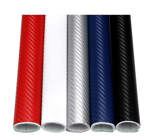 Vinilo Simil Fibra De Carbono (colores) 1.52m X 1.00 Polgraf