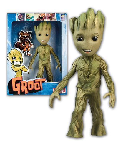 Boneco Groot Guardiões Marvel Figura Ação Gigante Articulado