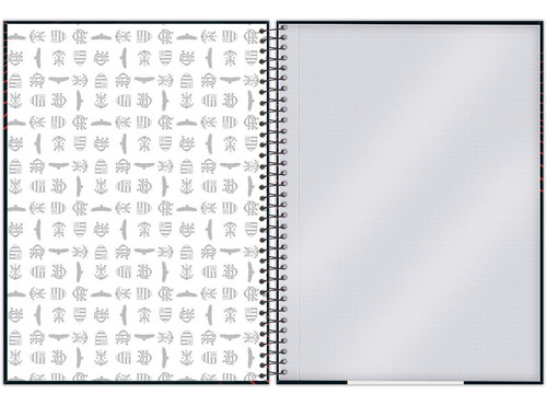 Caderno Flamengo 1 Matéria Universitário Espiral Foroni C3