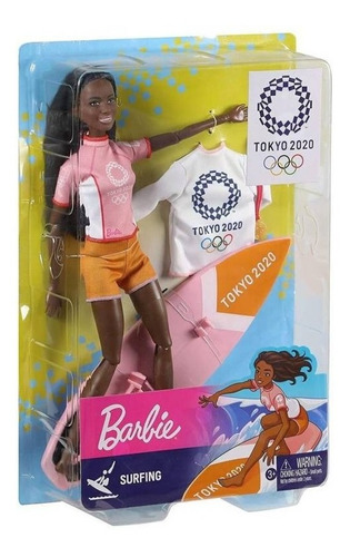 Barbie Tokio 2020 Surf  Entrega Inmediata