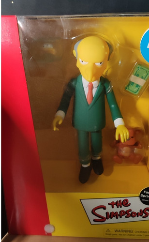 Los Simpsons Playmates - Faces Of Springfield Señor Burns (Usado)
