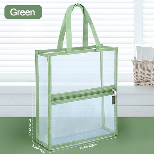 Bolsa Portadocumentos Transparente De Gran Capacidad