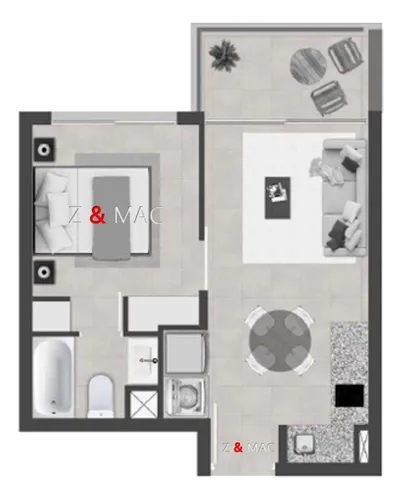 Nuevo - 1 Dormitorio / Gran Terraza