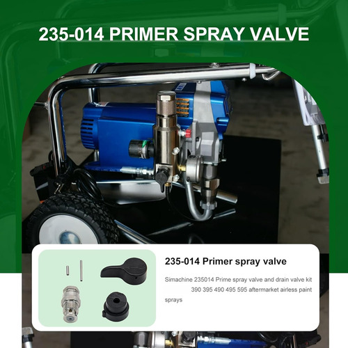 Válvula De Drenaje Airless Prime Spray, Paquete De 2 Unidade